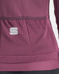 SPORTFUL Langarm Fahrradtrikot für den Winter - MONOCROM THERMAL - Lila
