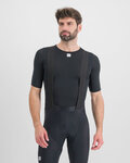 SPORTFUL Kurzarm Fahrrad-Shirt - MIDWEIGHT LAYER - Schwarz