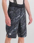 SPORTFUL Kurze Fahrradhose mit Trägern - CLIFF GIARA - Schwarz
