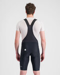 SPORTFUL Kurze Fahrradhose mit Trägern - BODYFIT CLASSIC - Schwarz