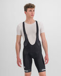 SPORTFUL Kurze Fahrradhose mit Trägern - NEO - Schwarz/Weiß