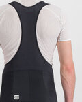 SPORTFUL Kurze Fahrradhose mit Trägern - NEO - Schwarz/Weiß