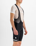 SPORTFUL Kurze Fahrradhose mit Trägern - NEO - Schwarz/Weiß