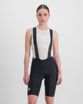SPORTFUL Kurze Fahrradhose mit Trägern - BODYFIT CLASSIC - Schwarz