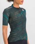 SPORTFUL Kurzarm Fahrradtrikot - CLIFF SUPERGIARA - Schwarz/Türkis