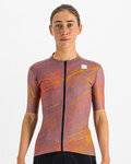 SPORTFUL Kurzarm Fahrradtrikot - CLIFF SUPERGIARA - Lila/Orange