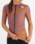 SPORTFUL Kurzarm Fahrradtrikot - CLIFF SUPERGIARA - Lila/Orange