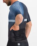 SPORTFUL Kurzarm Fahrradtrikot - BOMBER - Schwarz/Blau
