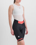 SPORTFUL Fahrradshorts ohne Träger - NEO - Schwarz/Rot