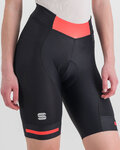 SPORTFUL Fahrradshorts ohne Träger - NEO - Schwarz/Rot