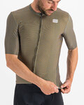 SPORTFUL Kurzarm Fahrradtrikot - CHECKMATE - Braun