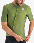 SPORTFUL Kurzarm Fahrradtrikot - CHECKMATE - Grün