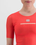 SPORTFUL Kurzarm Fahrrad-Shirt - PRO BASELAYER - Rot
