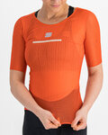 SPORTFUL Kurzarm Fahrrad-Shirt - PRO BASELAYER - Rot