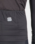 SPORTFUL Langarm Fahrradtrikot für den Winter - BODYFIT PRO - Schwarz/Braun