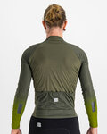 SPORTFUL Langarm Fahrradtrikot für den Winter - BODYFIT PRO - Grün