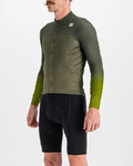 SPORTFUL Langarm Fahrradtrikot für den Winter - BODYFIT PRO - Grün