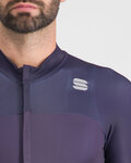 SPORTFUL Langarm Fahrradtrikot für den Winter - BODYFIT PRO - Blau