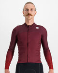 SPORTFUL Langarm Fahrradtrikot für den Winter - BODYFIT PRO - bordeaux