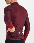 SPORTFUL Langarm Fahrradtrikot für den Winter - BODYFIT PRO - bordeaux