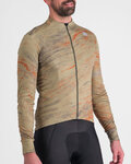 SPORTFUL Langarm Fahrradtrikot für den Winter - CLIFF SUPERGIARA THERMAL - Beige