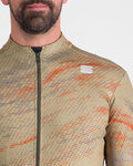 SPORTFUL Langarm Fahrradtrikot für den Winter - CLIFF SUPERGIARA THERMAL - Beige