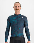 SPORTFUL Langarm Fahrradtrikot für den Winter - CLIFF SUPERGIARA - Blau