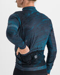 SPORTFUL Langarm Fahrradtrikot für den Winter - CLIFF SUPERGIARA - Blau