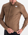 SPORTFUL Langarm Fahrradtrikot für den Winter - CHECKMATE THERMAL - Braun