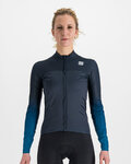 SPORTFUL Langarm Fahrradtrikot für den Winter - BODYFIT PRO THERMAL - Blau