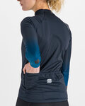 SPORTFUL Langarm Fahrradtrikot für den Winter - BODYFIT PRO THERMAL - Blau