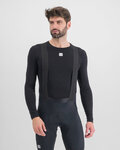 SPORTFUL Langarm Fahrrad-Shirt - MERINO LS - Schwarz