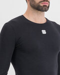 SPORTFUL Langarm Fahrrad-Shirt - MERINO LS - Schwarz