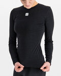 SPORTFUL Langarm Fahrrad-Shirt - MERINO - Schwarz