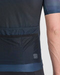 SPORTFUL Kurzarm Fahrradtrikot - FLOW SUPERGIARA - Blau/Schwarz