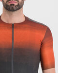 SPORTFUL Kurzarm Fahrradtrikot - FLOW SUPERGIARA - Orange/Grau
