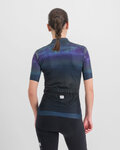 SPORTFUL Kurzarm Fahrradtrikot - FLOW SUPERGIARA W - Blau/Schwarz