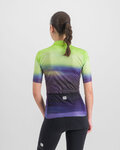 SPORTFUL Kurzarm Fahrradtrikot - FLOW SUPERGIARA - Hellgrün/Lila