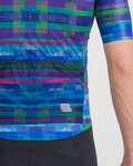 SPORTFUL Kurzarm Fahrradtrikot - GLITCH BOMBER - Blau