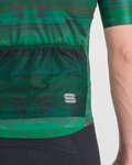 SPORTFUL Kurzarm Fahrradtrikot - GLITCH BOMBER - Grün