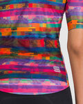 SPORTFUL Kurzarm Fahrradtrikot - GLITCH BOMBER - mehrfarbig