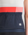 SPORTFUL Ärmelloses Fahrradtrikot - SNAP - Weiß/Blau/Rot