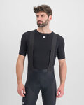 SPORTFUL Kurzarm Fahrrad-Shirt - MERINO LAYER - Schwarz