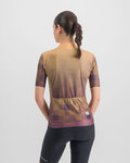 SPORTFUL Kurzarm Fahrradtrikot - ROCKET - Beige/Lila