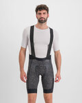 SPORTFUL Kurze Fahrradhose mit Trägern - SKY RIDER SUPERGIARA - Grau