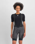 SPORTFUL Kurze Fahrradhose mit Trägern - SKY RIDER SUPERGIARA - Schwarz