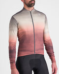 SPORTFUL Langarm Fahrradtrikot für den Winter - FLOW SUPERGIARA THERMAL - Beige/Braun