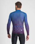 SPORTFUL Langarm Fahrradtrikot für den Winter - ROCKET THERMAL - Blau/Lila
