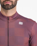 SPORTFUL Langarm Fahrradtrikot für den Winter - ROCKET THERMAL - Lila
