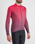 SPORTFUL Langarm Fahrradtrikot für den Winter - ROCKET THERMAL - Rot/Lila
